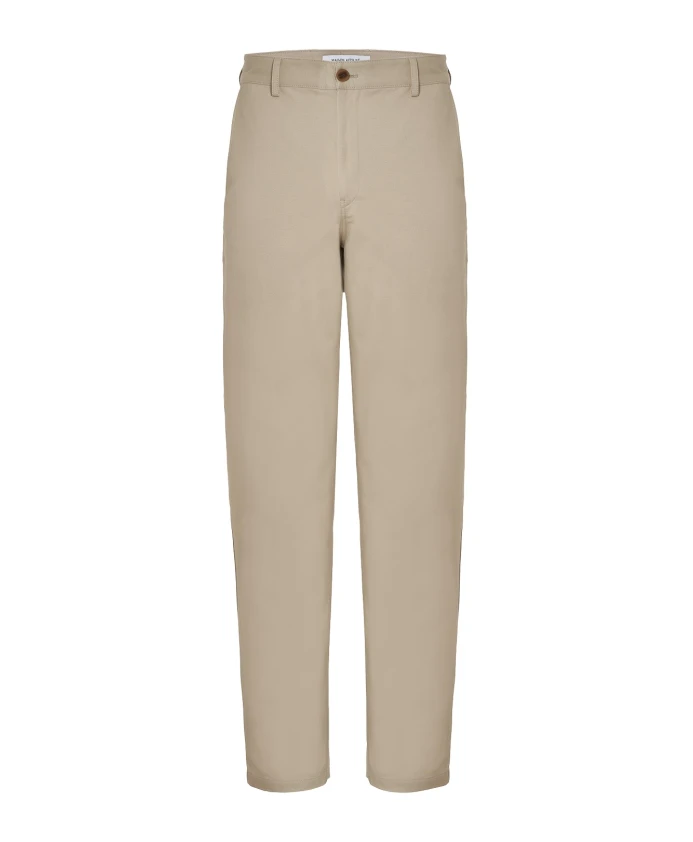 

Повседневные брюки чинос Maison Kitsunã, бежевый