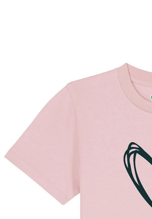 Футболка с принтом herzi Watapparel, Cotton Pink — фото 4
