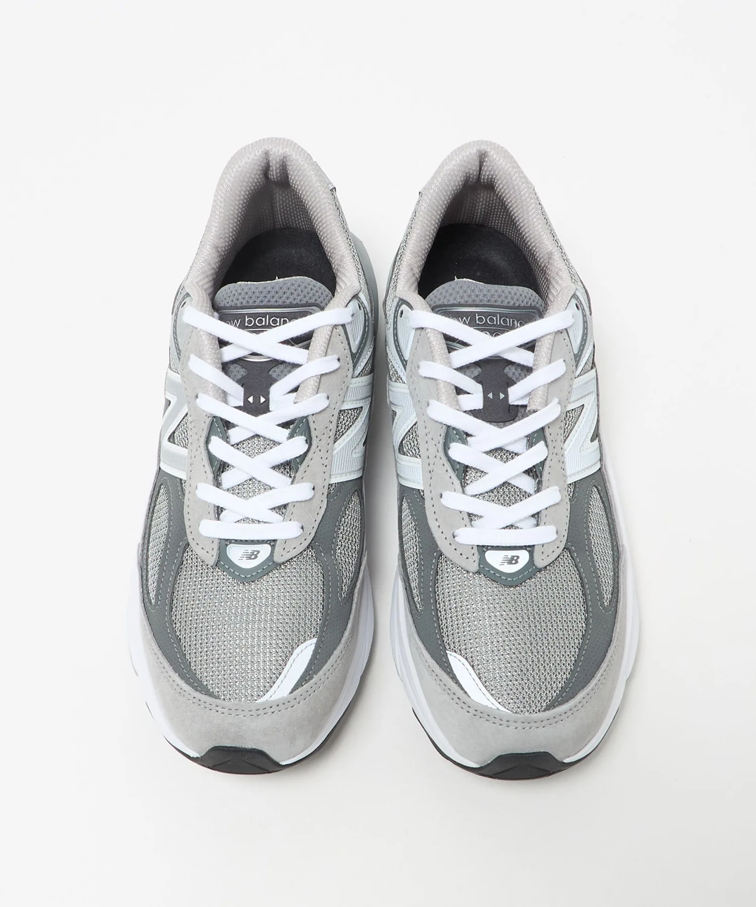 Мужские кроссовки New Balance M990GL6 с премиальной амортизацией серые — фото 3