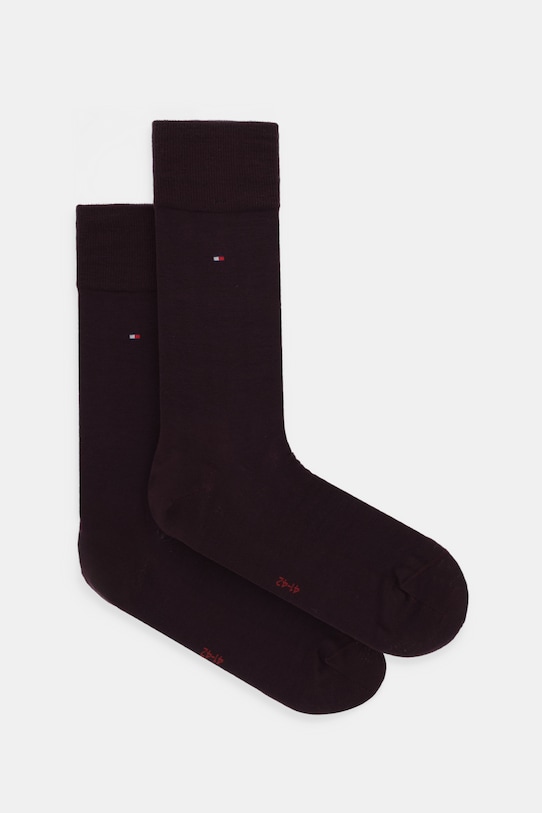 

Шерстяные носки Tommy Hilfiger, бордовый