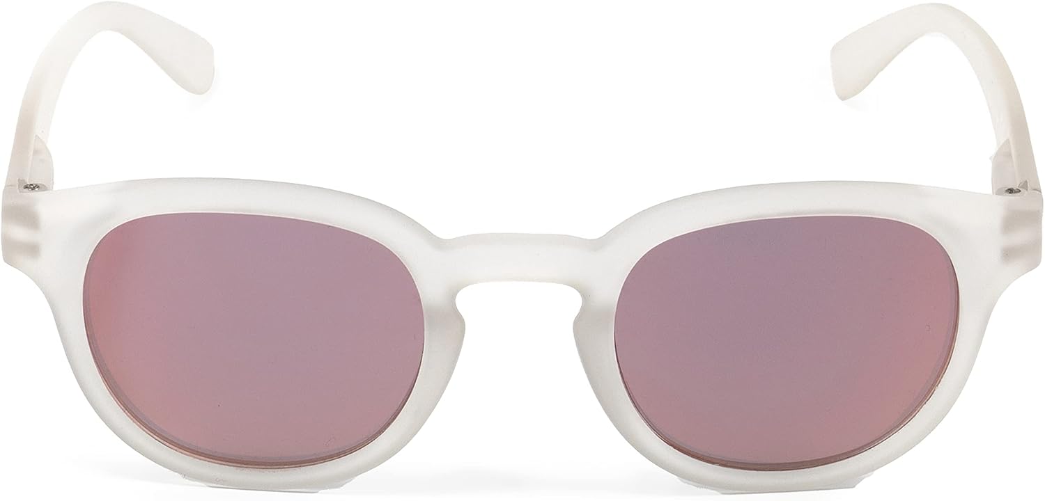 

Солнцезащитные очки Hipsun Crystal Glass Pink Flash с поляризованными линзами, оправа Soft Touch Effect, линзы розово-голубовато-серые Flash, футляр из микрофибры, вес 22 г Contacta, Cristal Lente Rosa Flash