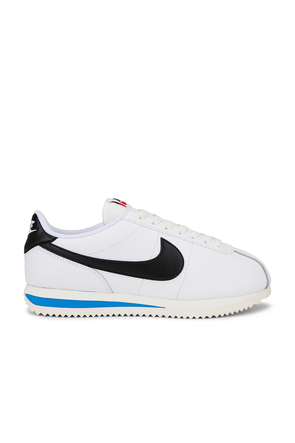 Кроссовки Cortez из кожи Nike, White, Black, Lt Photo Blue, & Sail