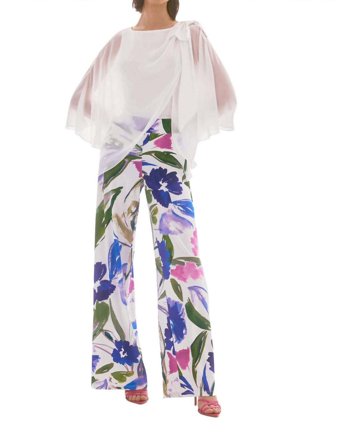 

Bow Detail Pullover Top In White Joseph Ribkoff