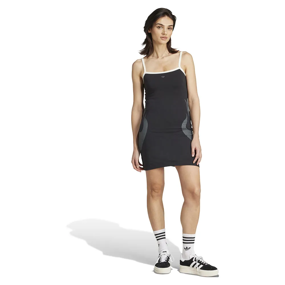 

Платье adidas Originals Flames Tank, черный