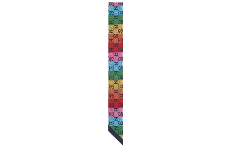 GG Multicolor Шелковый Галстук-бабочка Unisex GUCCI, Красный — фото 2