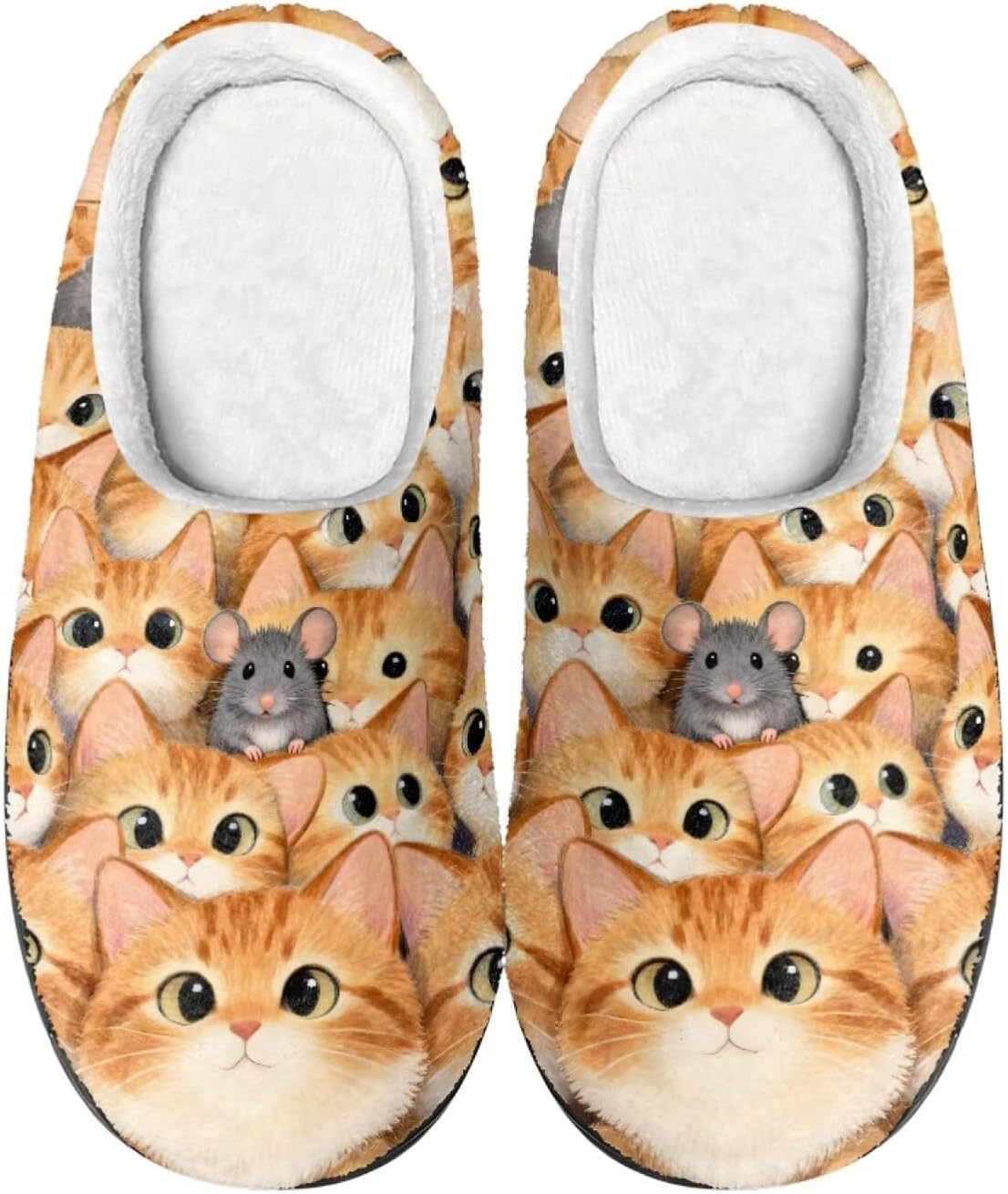 

Тапочки Scuff для женщин и мужчин, мягкие теплые пушистые тапочки, противоскользящие теплые тапочки для дома и улицы, удобные домашние тапочки Baxinh, коричневый