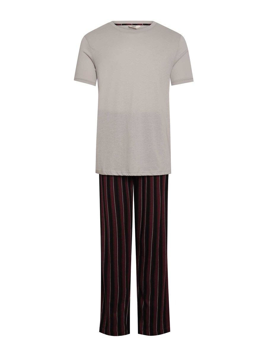 

Длинная пижама Dagi, светло-серый/бордовый