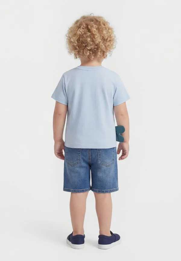 Футболка с детским принтом Stella Mccartney Kids, Light Blue — фото 2