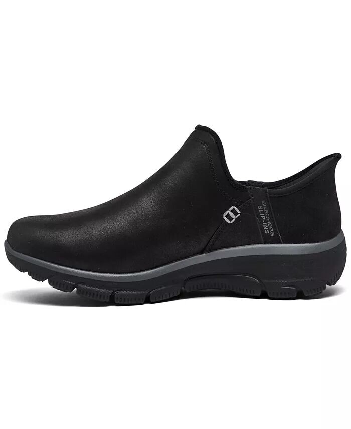 Женские свободные удобные ботинки-ботильоны Slip-In Modern Hour от Finish Line Skechers, черный — фото 3