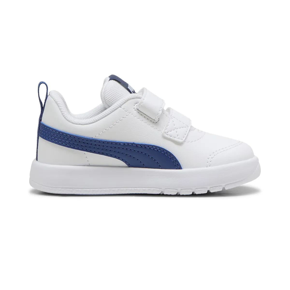 

Puma Courtflex V3 V Inf Детские повседневные кроссовки, белый/синий
