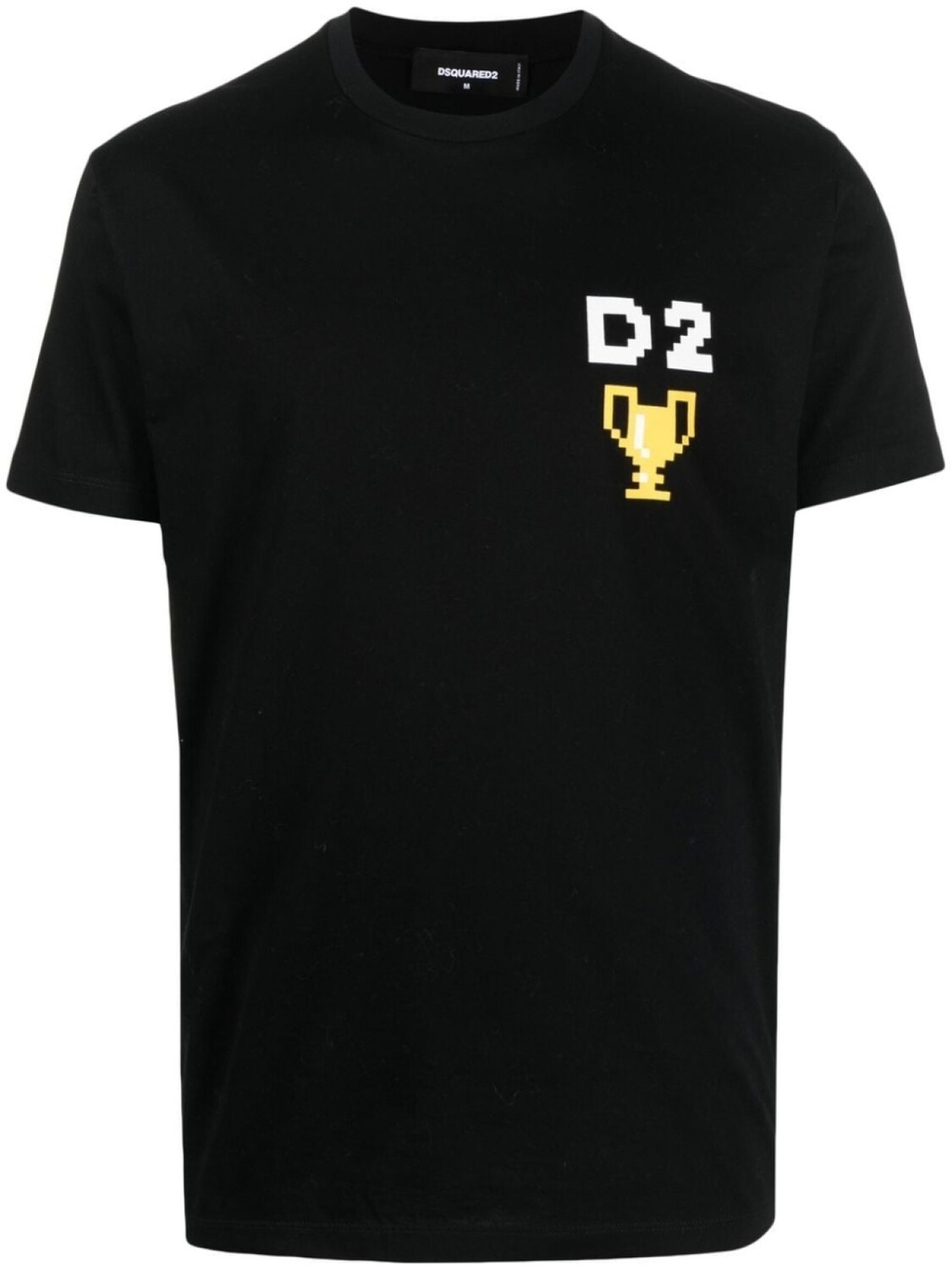

Dsquared2 pixel-print short-sleeve T-shirt, черный