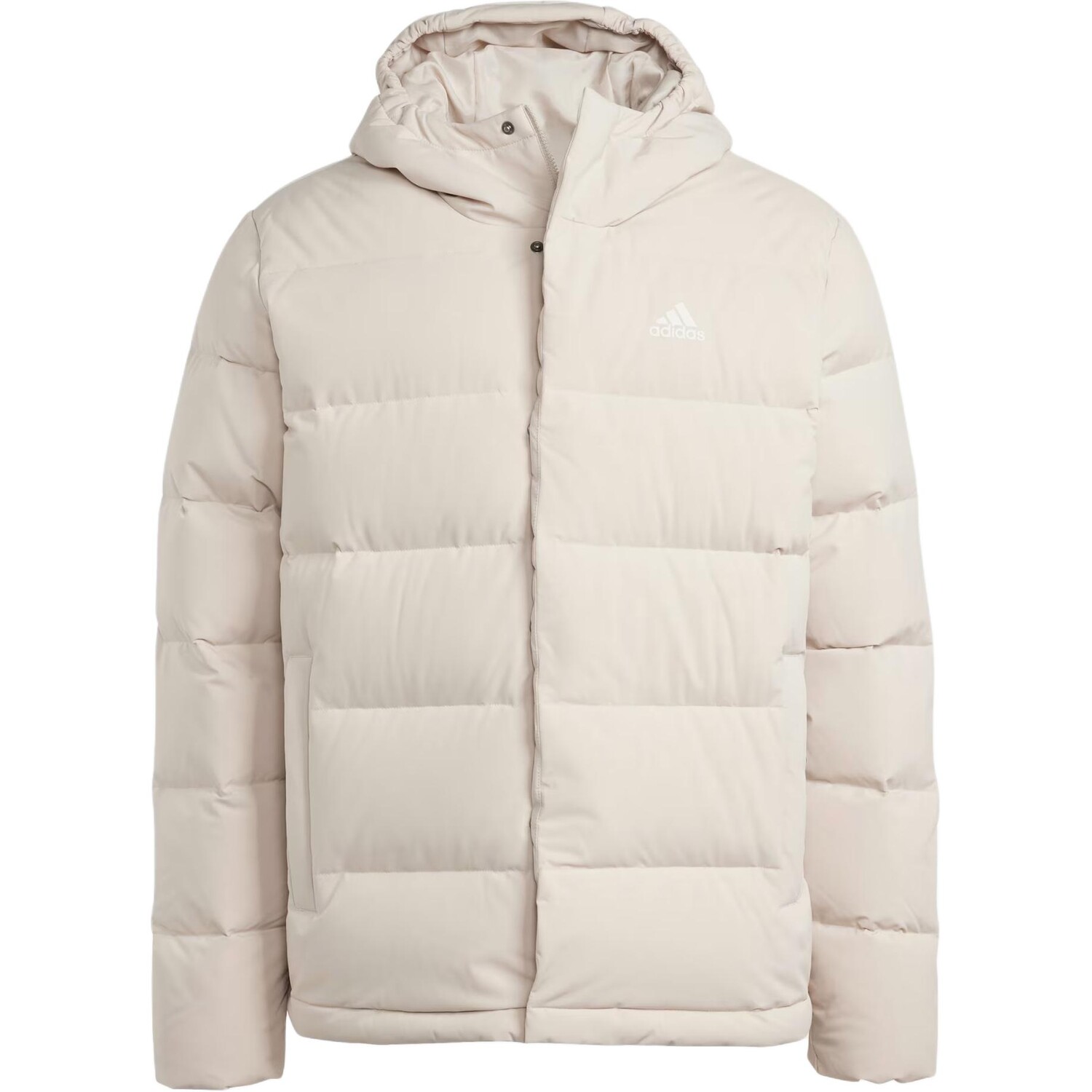 

Пуховик Adidas Helionic Hooded, бежевый