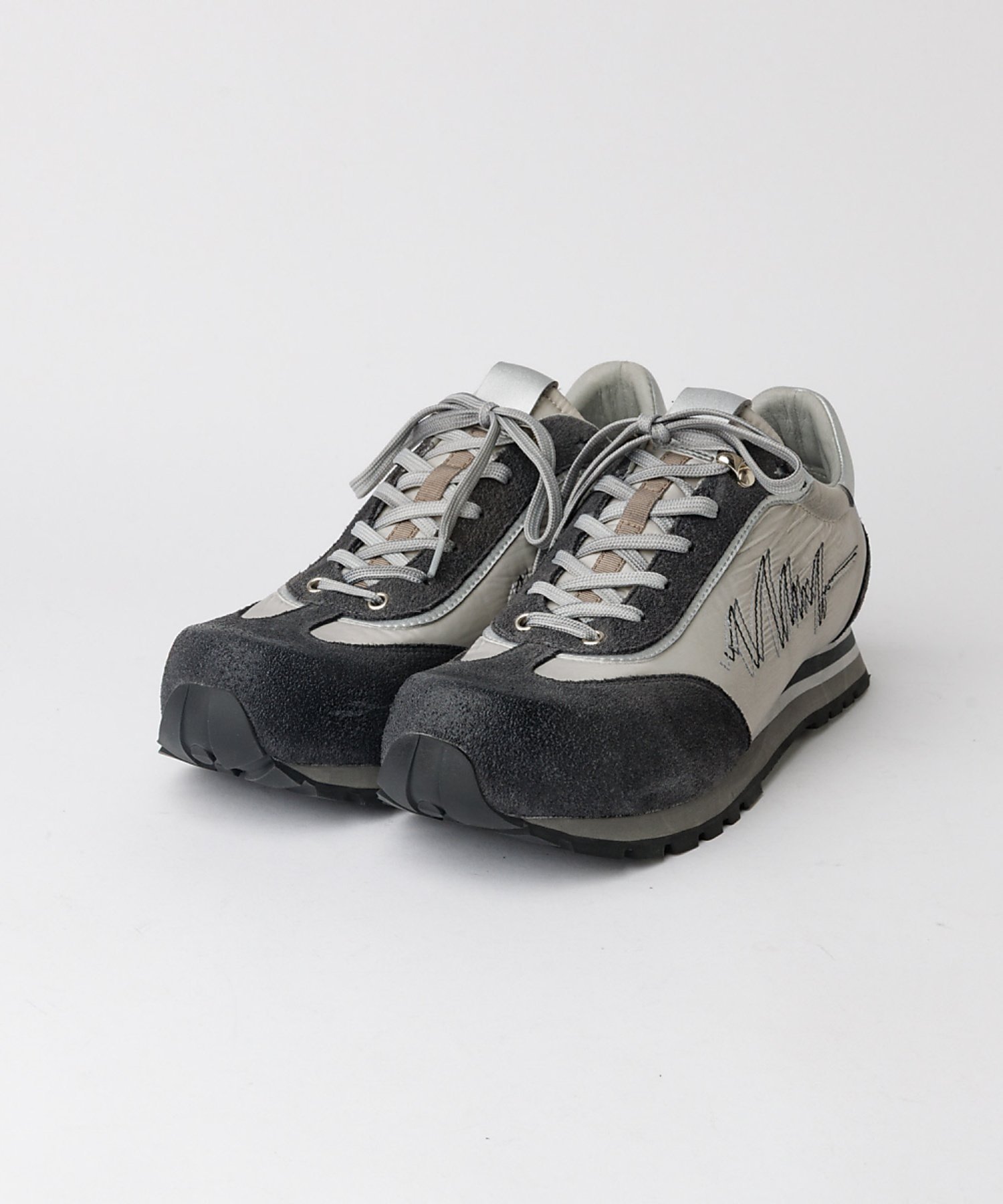 26 S/S Винтажные комбинированные кроссовки Предзаказ AlfredoBANNISTER, Gray