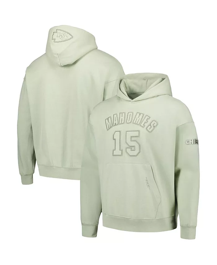 

Мужская толстовка с капюшоном Patrick Mahomes светло-зеленая с именем игрока и номером Kansas City Chiefs Pro Standard