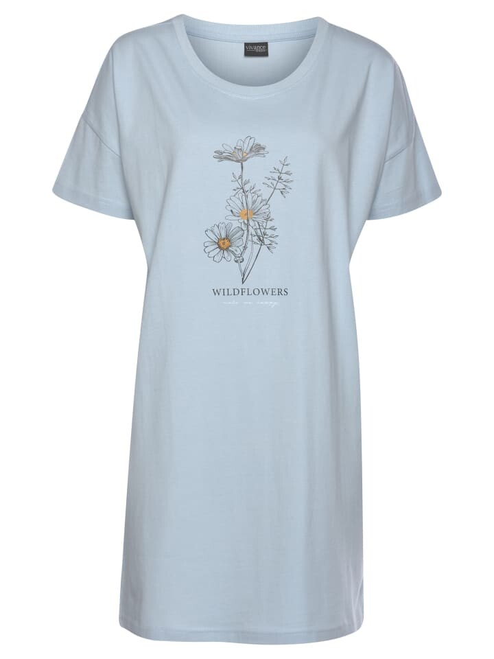

Футболка VIVANCE DREAMS Bigshirt, цвет bordeaux + hellblau