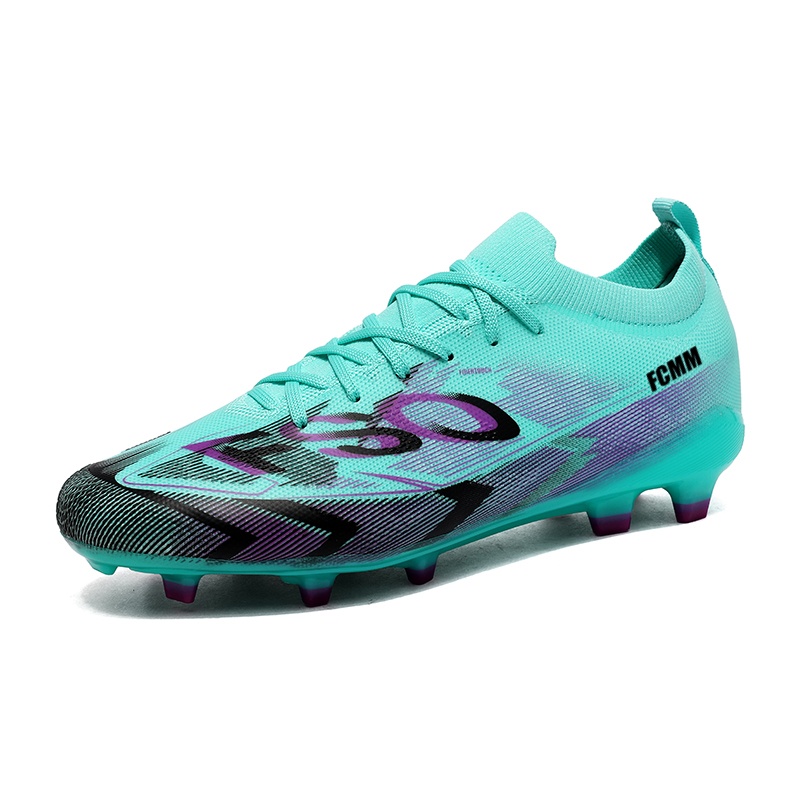 

Футбольные бутсы детские, износостойкие, противоскользящие FCMM, аква