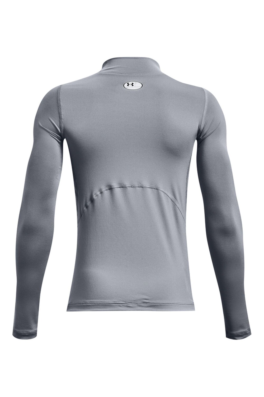 Молодежная футболка с длинным рукавом с изображением брони Heat Gear Under Armour, серый — фото 2