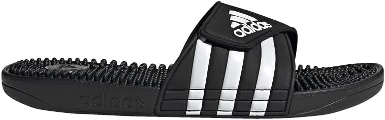 Спортивные сандалии-слайды adidas, черный/белый/черный