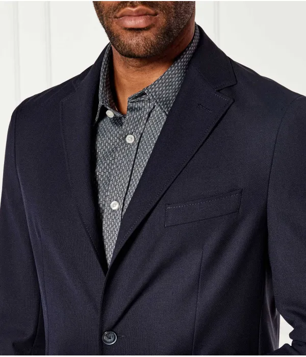 Элегантная куртка p-hanry-wg-253 Slim fit Boss, синий — фото 4