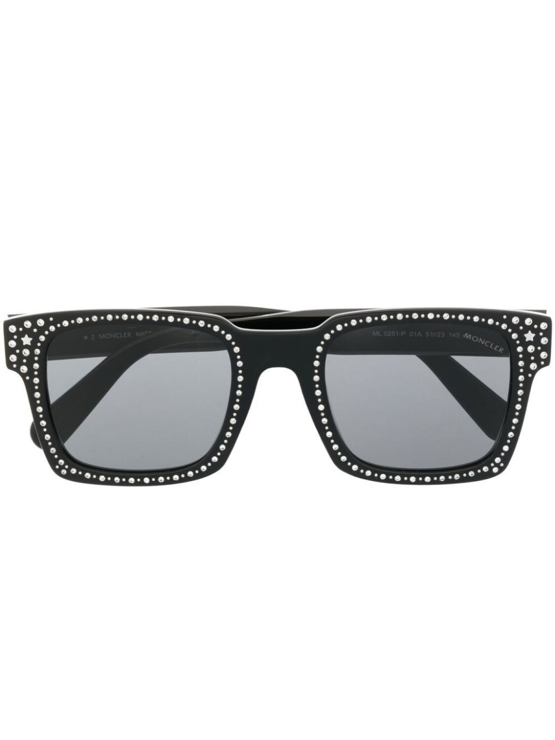 

Moncler Eyewear солнцезащитные очки из коллаборации с Palm Angels, черный