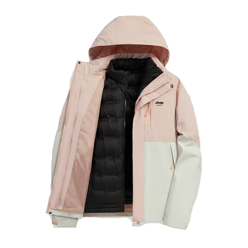 

Куртка унисекс Jeep Spirit, цвет Camel/ivory white