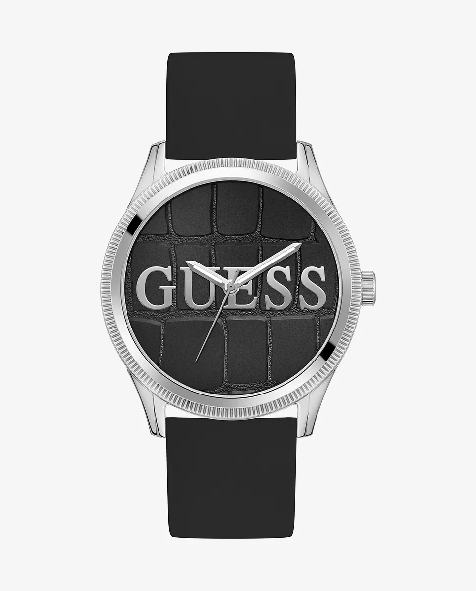 

Мужские часы Reputation GW0887G1 с силиконовым и черным ремешком Guess, черный