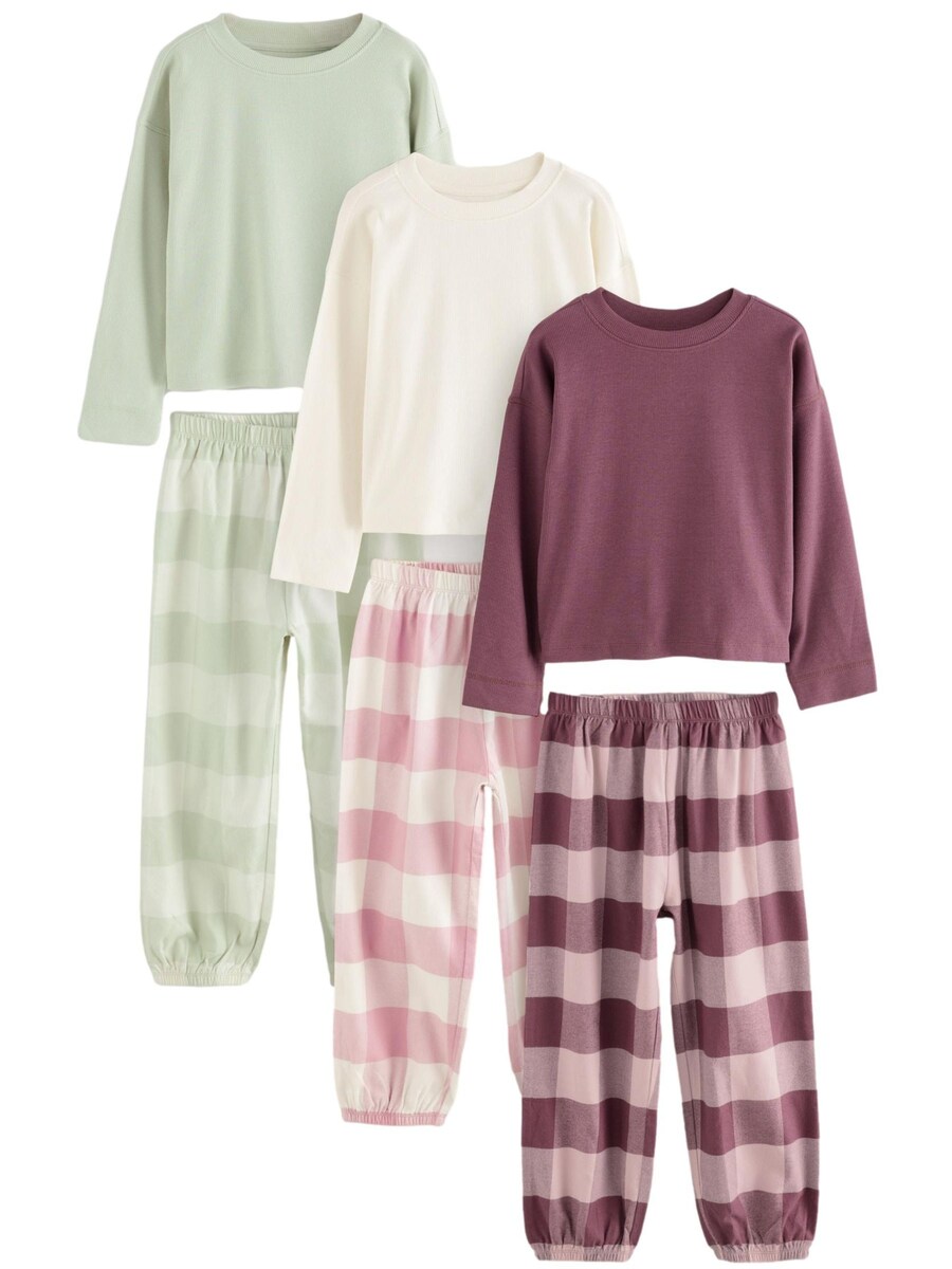 

Пижама Next, цвет Mint/Plum/Cyclamen