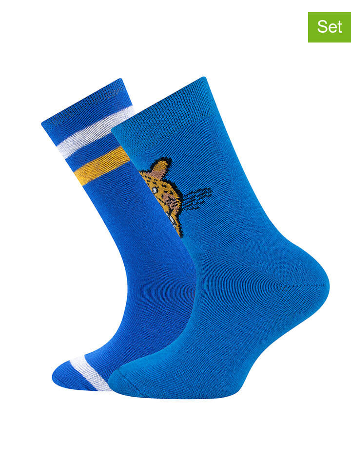 

Носки ewers 2er-Set: Socken Gepard, синий