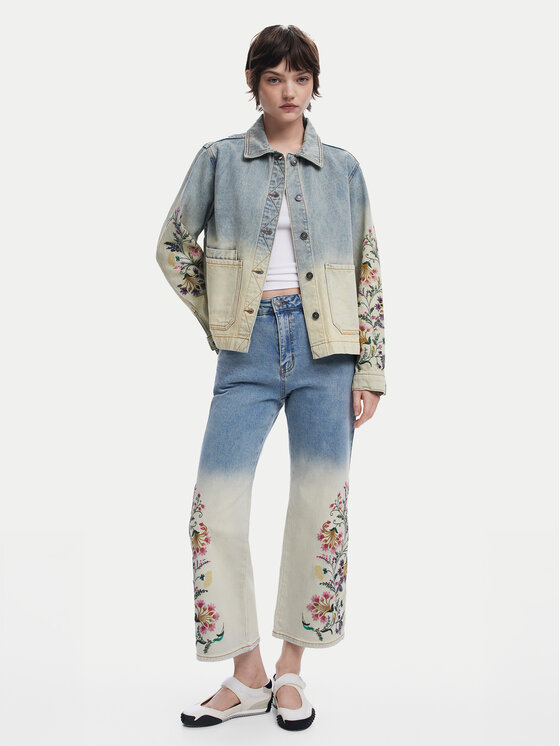 

Джинсы прямого кроя Texas 25SWDD01 Desigual, синий