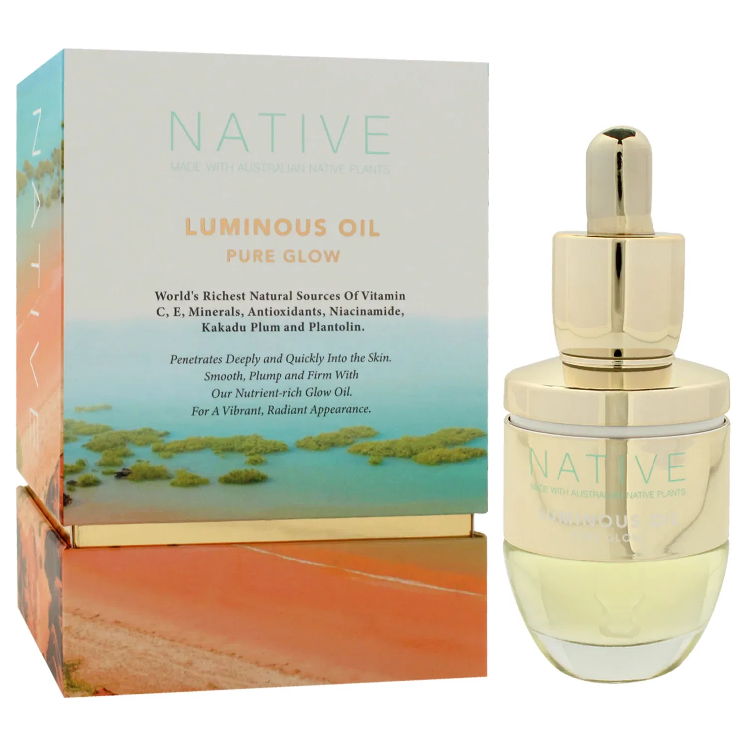 Масло для лица Native Luminous Pure Glow Oil от Klara для женщин - 1,01 унции, Clear — фото 3