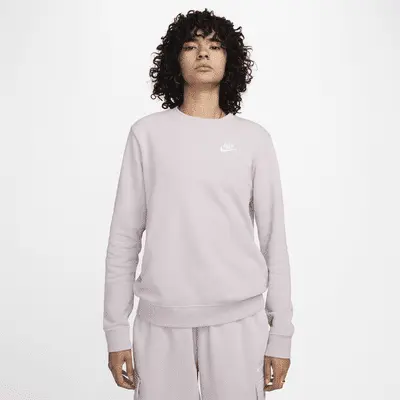 

Толстовка Nike Sportswear Club Fleece, цвет Platinum Violet/White