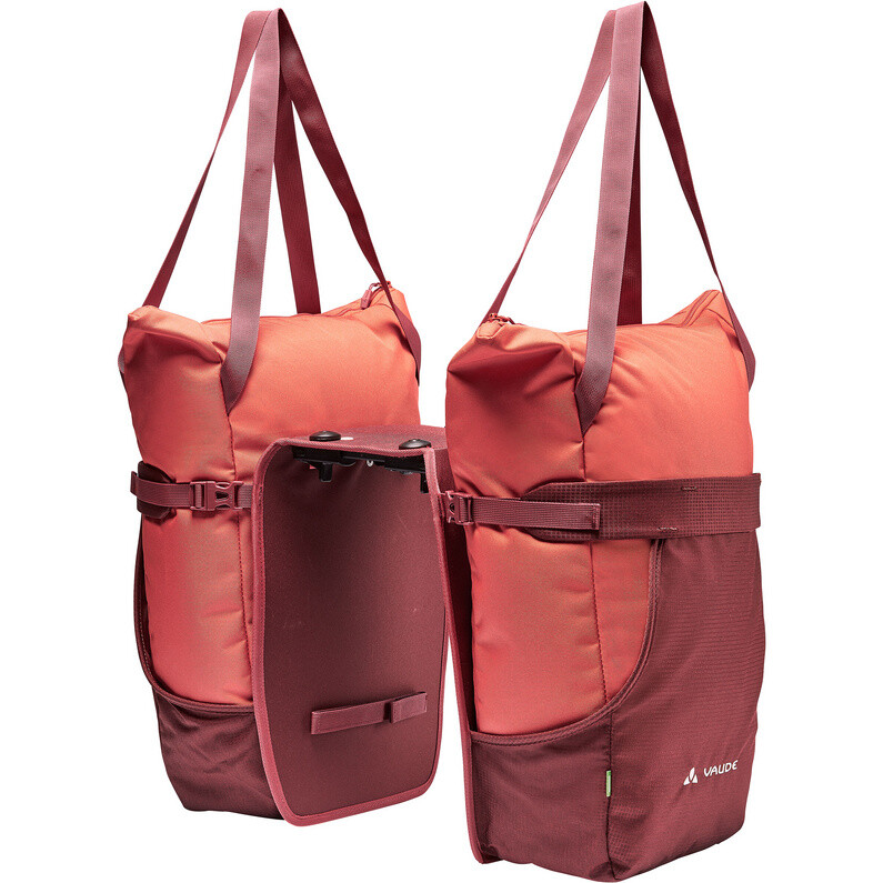 

Велосипедная сумка Twinshopper Uniklip 2 Vaude, красный