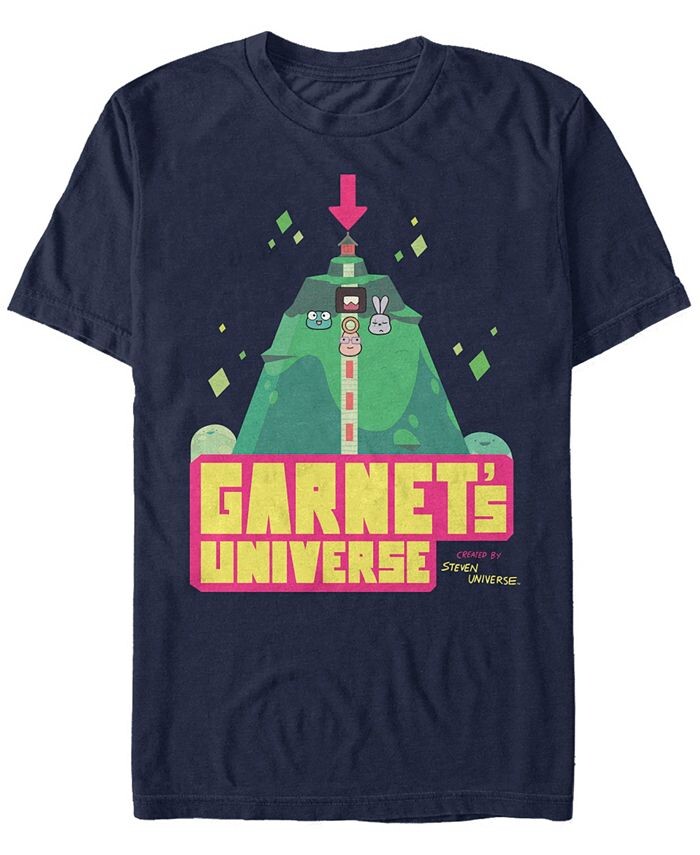 

Мужская футболка с короткими рукавами и рисунком «Вселенная Стивена» Garnet's Universe Fifth Sun, синий