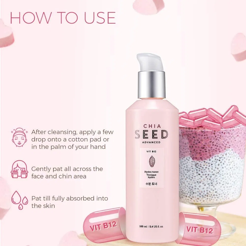 Тоник The Face Shop — Chia Seed Hydro Toner, 160 мл — фото 4