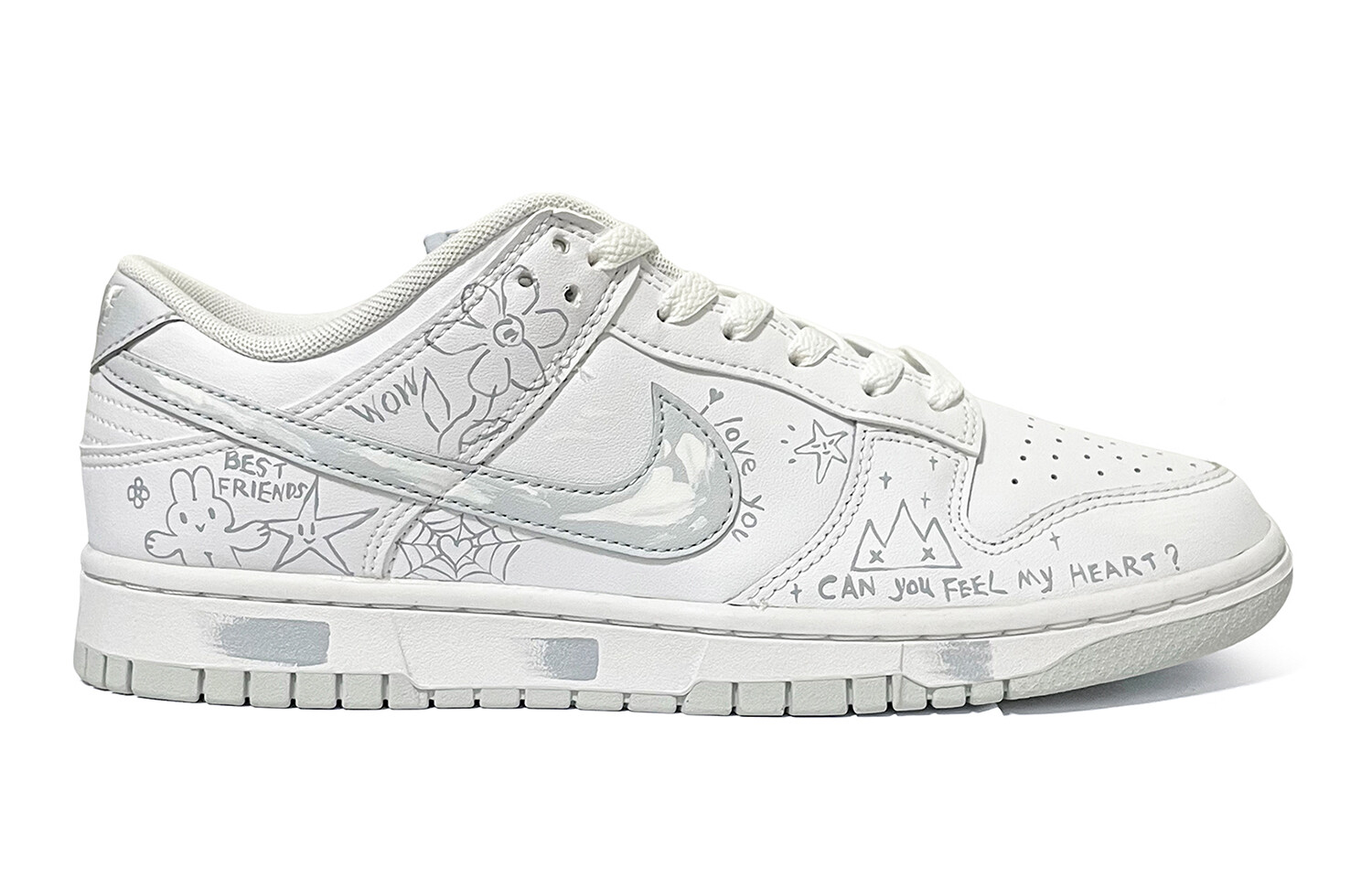 

Женские кроссовки для скейтбординга Nike Dunk, Light Gray