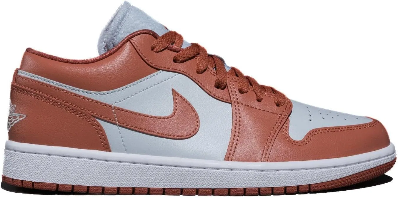 Кроссовки Air 1 Low, Nike, Pure Platinum Sky J Orange