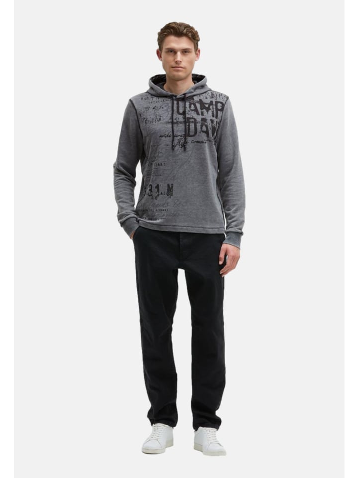 

CAMP DAVID Худи 'Riding The World II' серого цвета