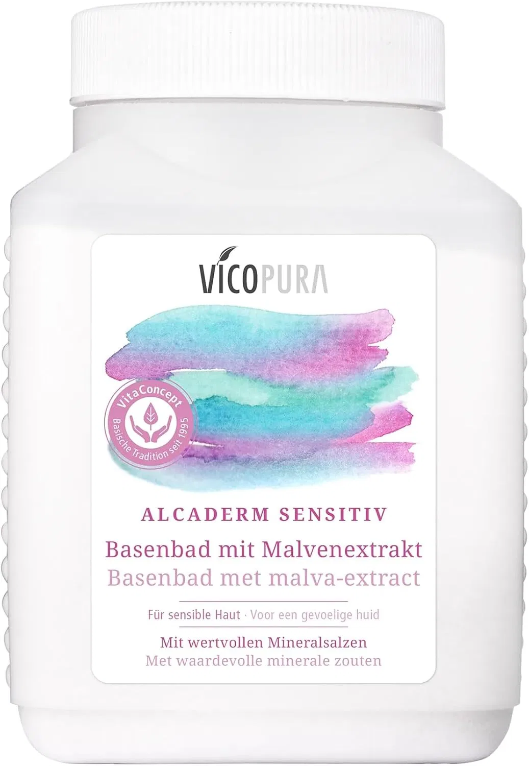Соль для ванн «Sensitive Base Bath» от Alcaderm, 600 г Vicopura