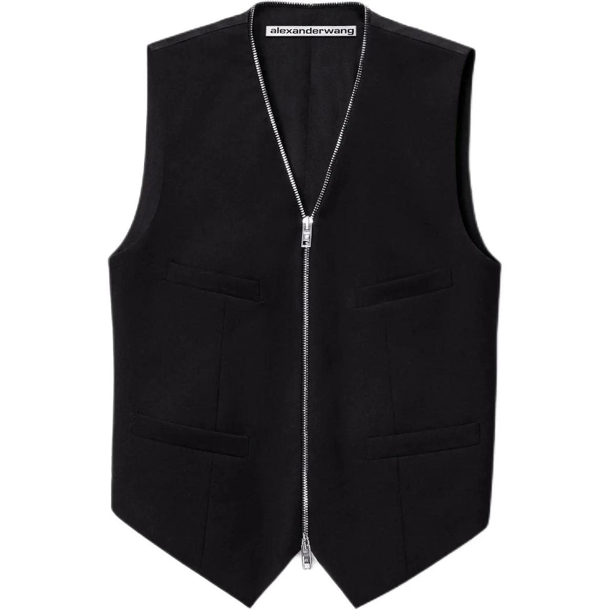 Alexander Wang Женская черная жилетка Moderate