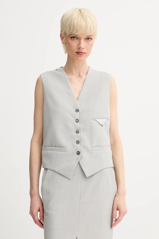 

Шерстяной жилет Gilbert Day Birger Et Mikkelsen, серый