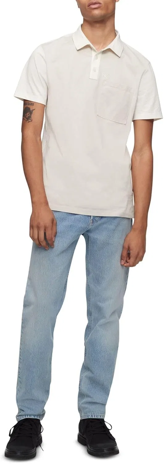 Джинсы прямые Calvin Klein, синие