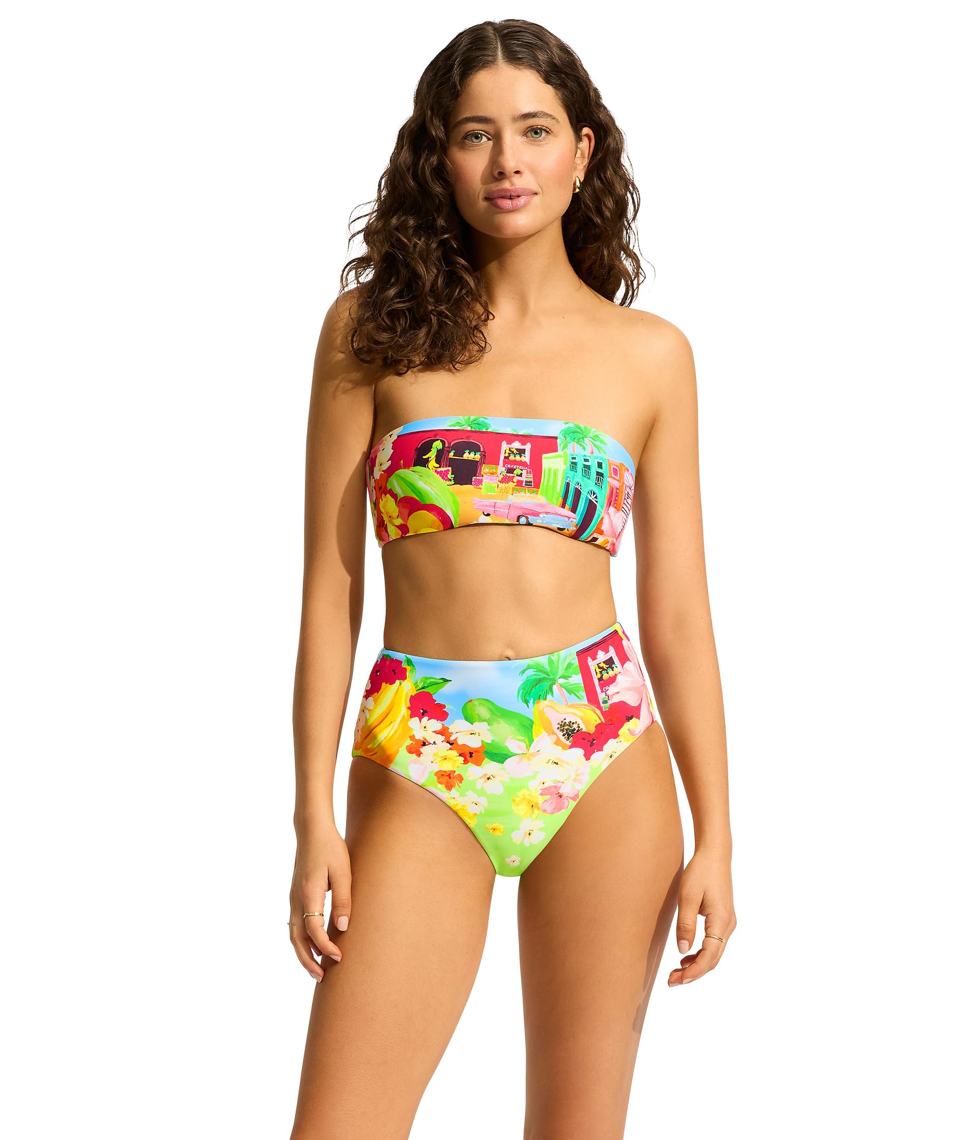 

Брюки Seafolly Cuba High Waisted Pants, Turquoise