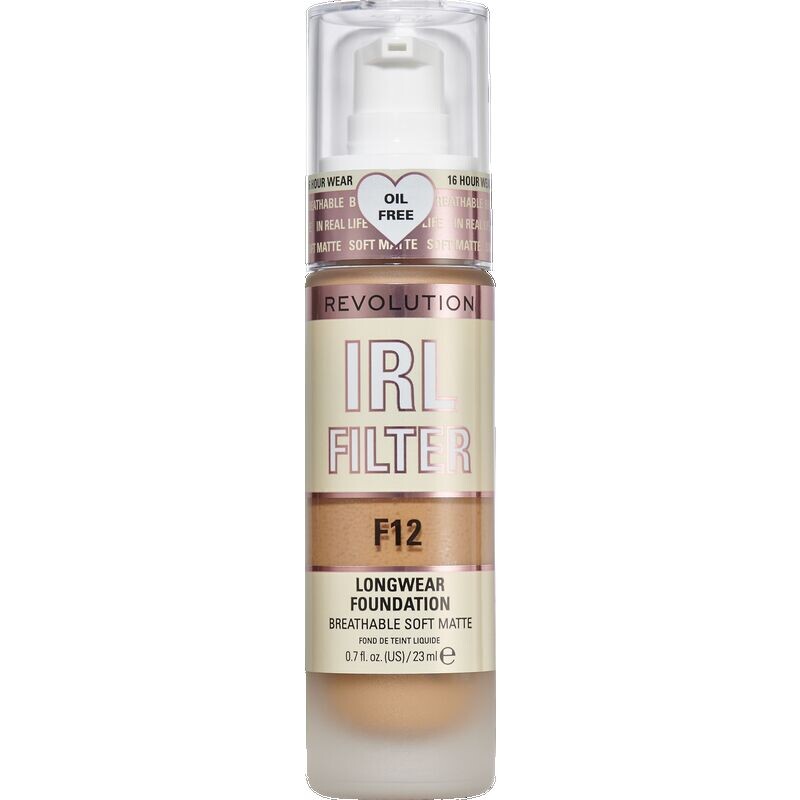 

IRL Filter Longwear Тональный крем F12 Revolution, 23 ml