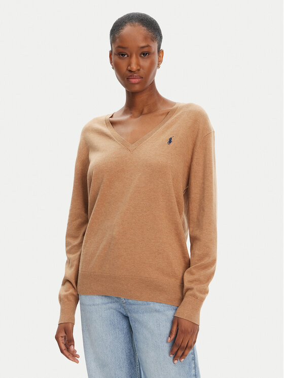 

Свитер прямого кроя 211972105003 Polo Ralph Lauren, бежевый