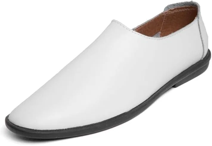 Лоферы мужские, классические slip-ons, белый PUGHGAETZF