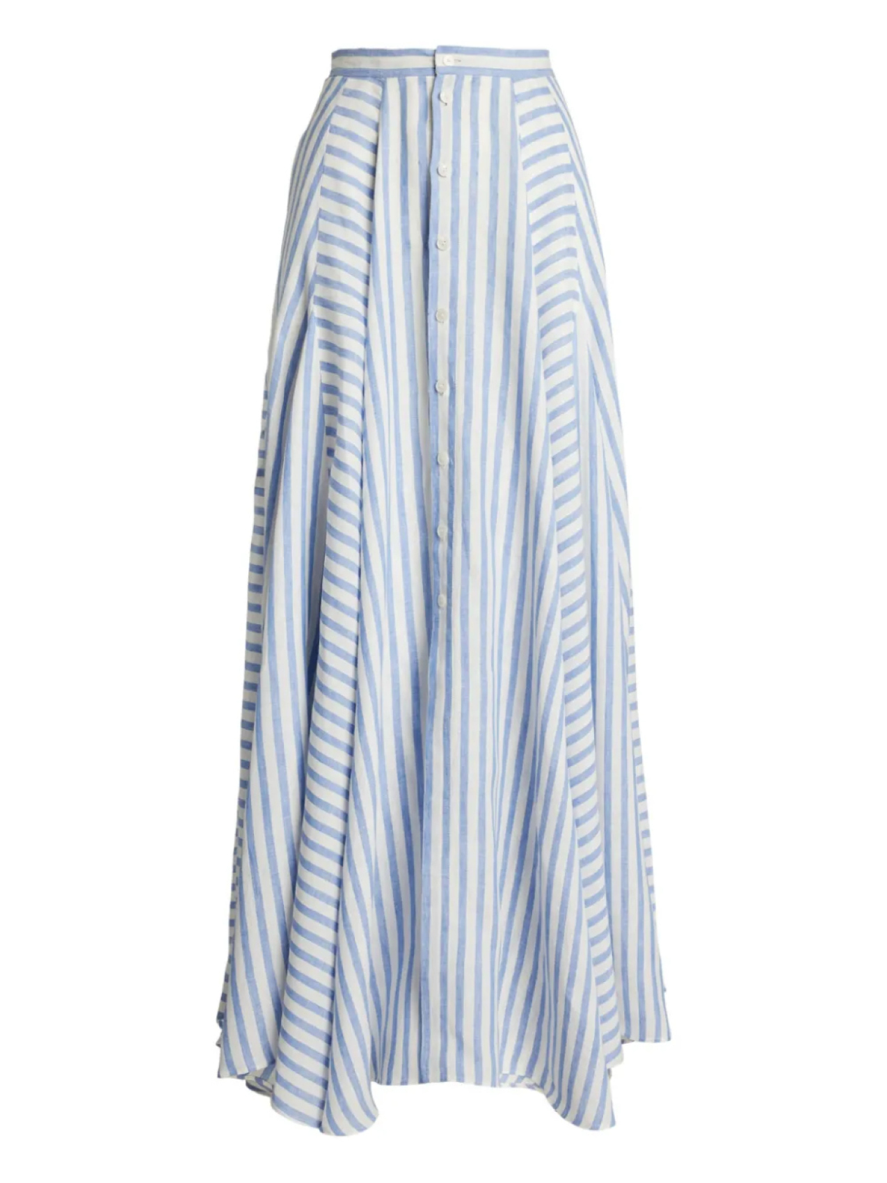 

Юбка макси в полоску Ralph Lauren Collection, синий