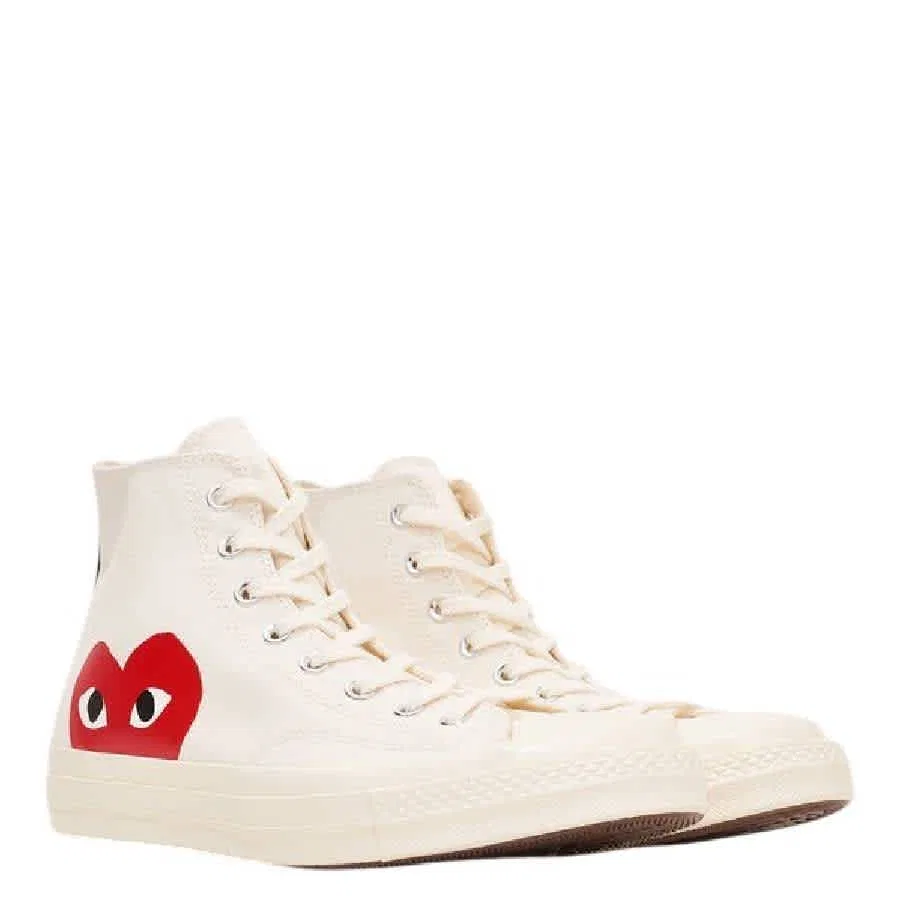 Высокие кеды Comme Des Garcons X Converse Chuck, бежевый — фото 2