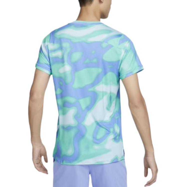 Мужская теннисная майка Dri-FIT Court Advantage Nike, синий — фото 4