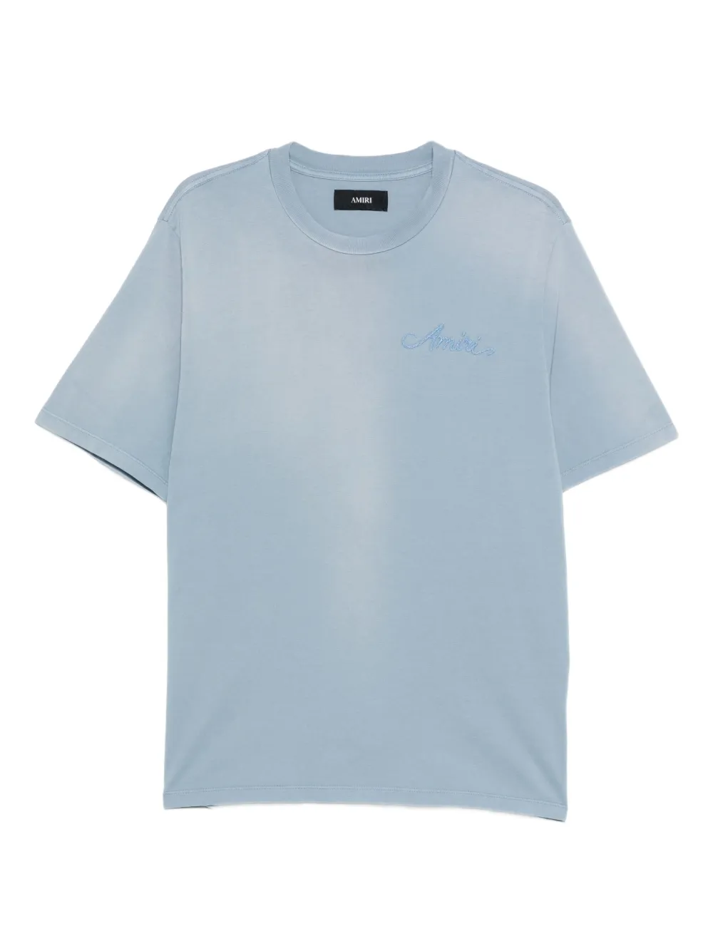 

Футболка с вышивкой AMIRI, синий