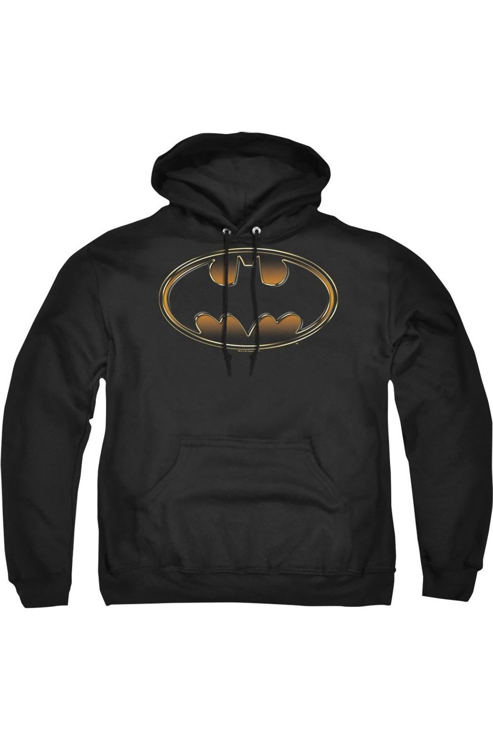 

Толстовка с капюшоном Batman Black & Gold Embossed для взрослых Gildan